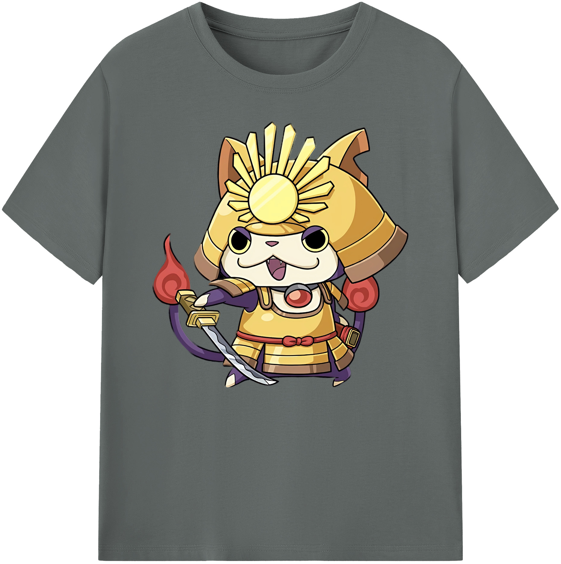 （画像用） 妖怪ウォッチ Yo-kai Watch 綿100％ メンズ半袖Tシャツ｜肌触りやわらか＆通気性